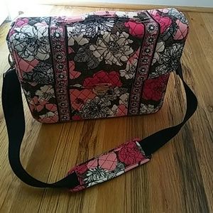 Vera Bradley laptop messanger tote bag purse